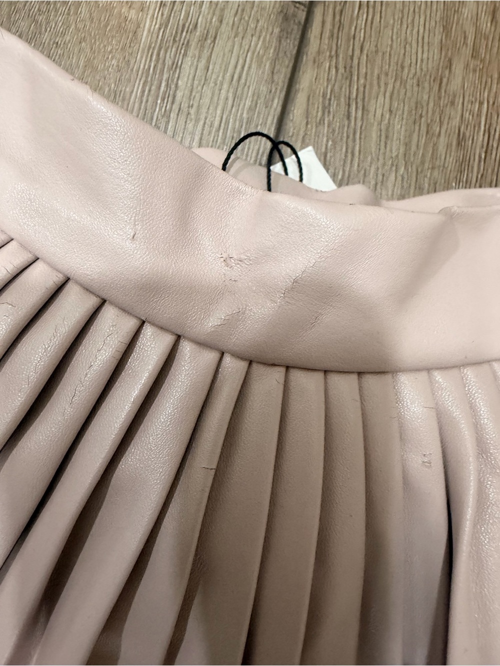 Alexis Blush Pleated Satin Circle Skirt 0555 - Picture 5 of 7
